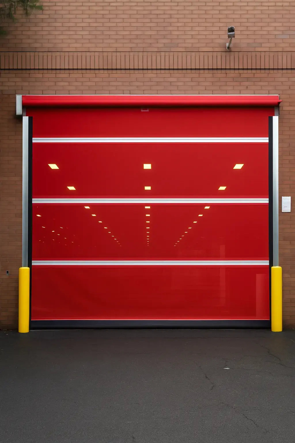 Red Bug Screen roll up door